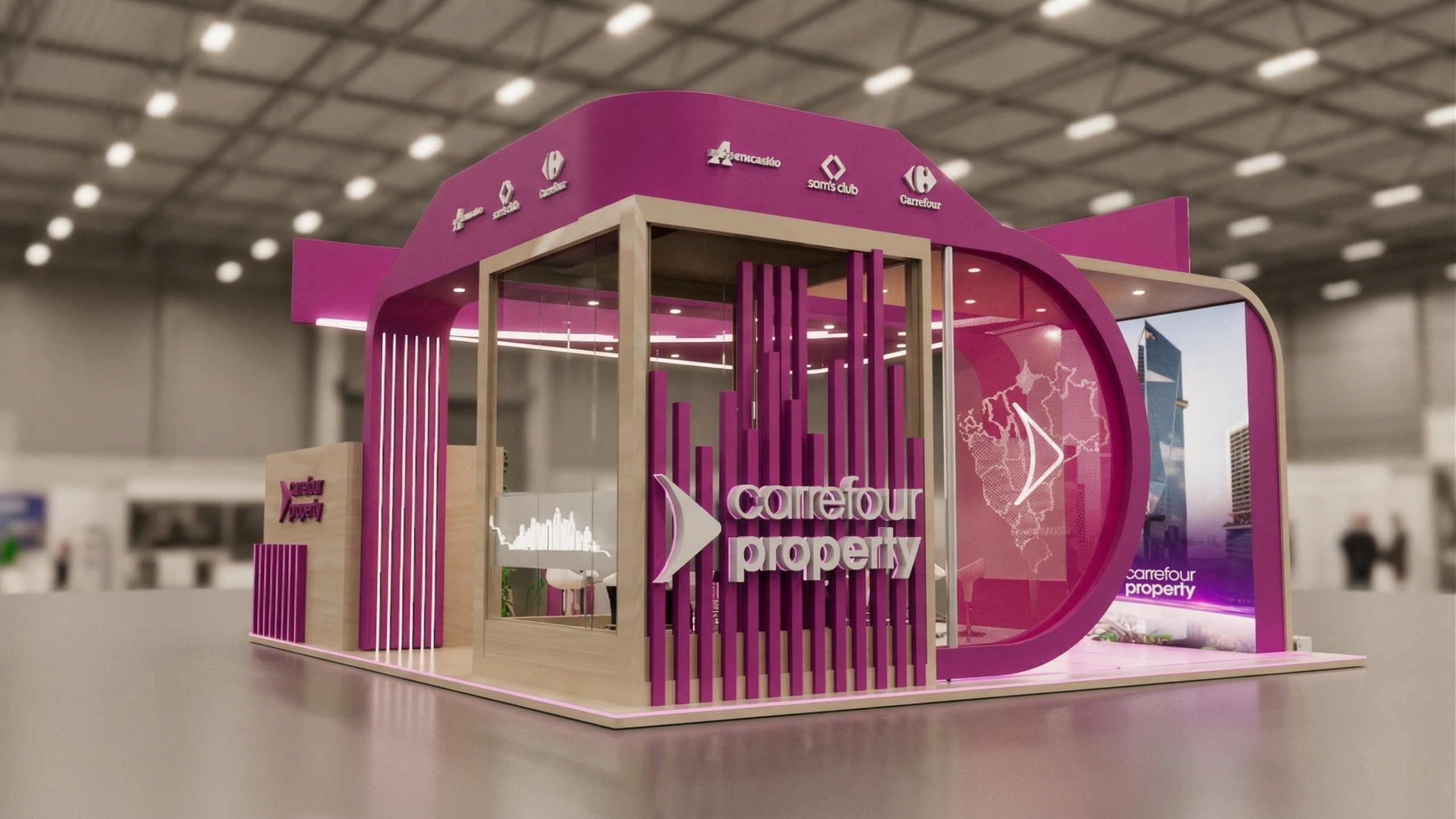 Carrefour Property Stand